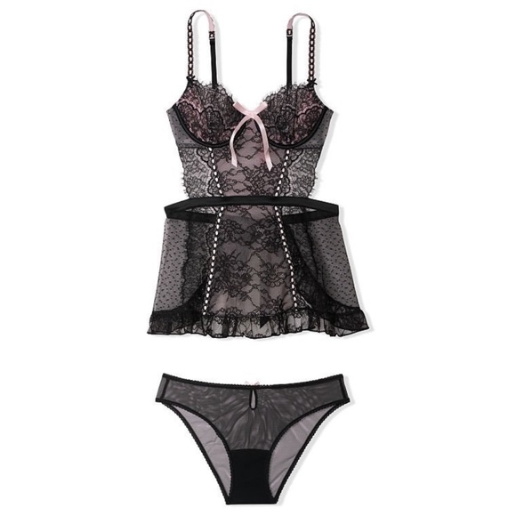 Victoria's Secret Other - NEW Victorias Secret Very Sexy Wicked Babydoll Lingerie